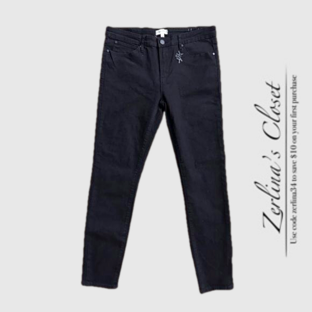 Black Mid-Rise Skinny Jeans 13/14 Kendall & Kylie